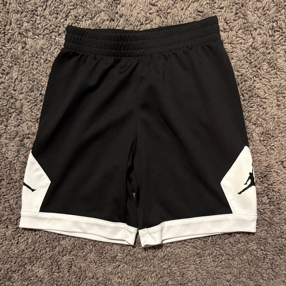 Boy’s Jordan Black and White Athletic Shorts